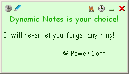 Desktop Notes: A note on the desktop